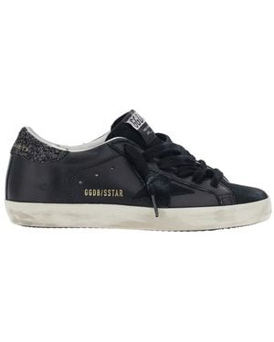 Golden Goose 'Superstar' Trainers With Star Patch On The Side An - Black