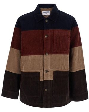 Sebago Dorrport Jacket With High Collar And Long Sleeves - Multicolor
