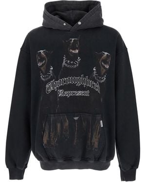 Represent Hooded Sweatshirt Vintage - Black