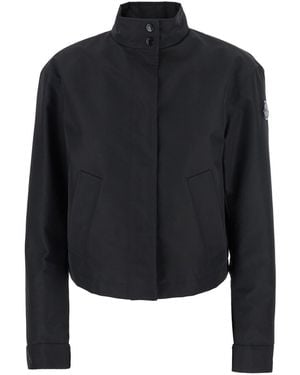 Moncler Genius 'Krovanh' Down Jacket With High Neck And Logo Pat - Blue