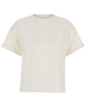 Ba&sh "Rosie" T-Shirt With Round Neck And Short Sleeves - White