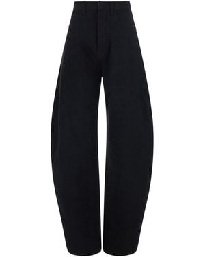 Alaïa High-Waisted Jeans With Back Pockets - Blue