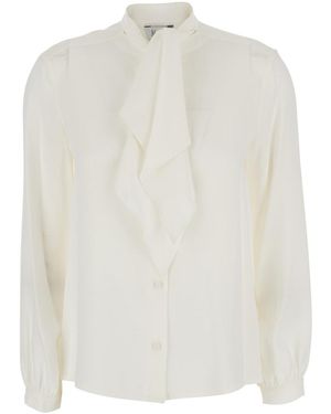 Max Mara Elegant Shirt With Classic Collar And Long Sleeves - White