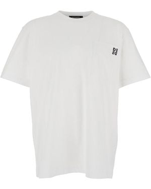 DSquared² Bi Pack Tee Reg Fit - White