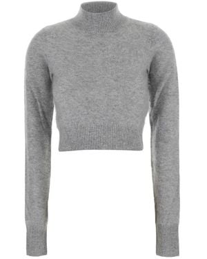 Sportmax Mock Collar Jumper - Grey