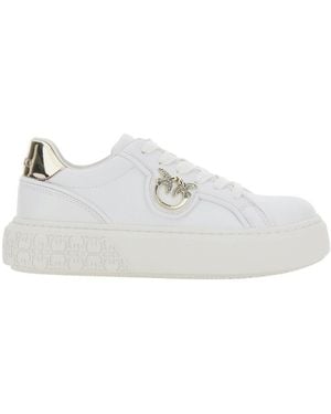 Pinko Sneakers Yoko Leather-Blend - White