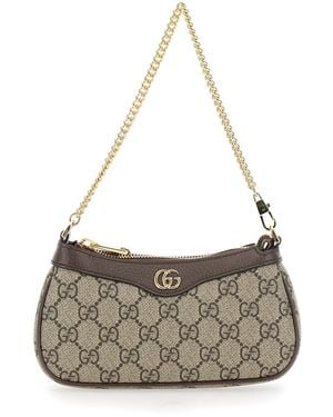 Gucci W.Mini Bag W/Shoul Tess.Gg Sup - Metallic