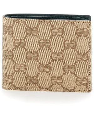 Gucci Gg Vetrificato Bifold - Natural