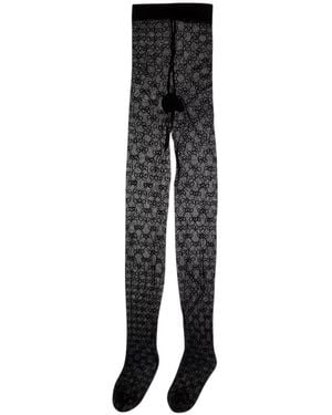 Gucci Tights Plainy Gg Pa Ea Collant - Black