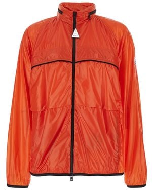 Moncler Genius 'Anubis' Jacket With Foldable Design And Iconic Logo Patch - Red