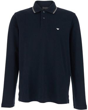 Emporio Armani Polo Shirt Cotton - Blue