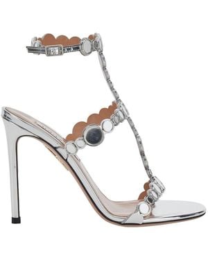 Aquazzura Heeled Sandals Afterglow Sandal 105 - Metallic
