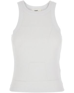 Ba&sh T-Shirt 'Cynda' With Round Neck And Short Sleeves - White