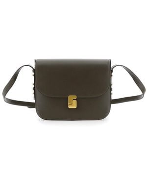 Soeur 'Bellissima Maxi' Crossbody Bag With Logo Detail On The Fr - Green