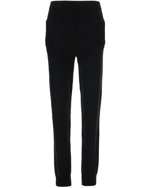 Saint Laurent High-Waisted Leggings With Pockets - Black