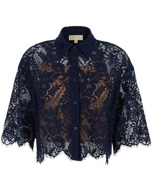 MICHAEL Michael Kors Lace Shirt - Blue