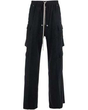 Rick Owens Relaxed Cargos - Black