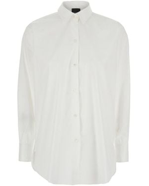 Le Plain Shirt With Classic Collar - White