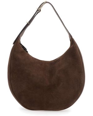 Liffner Shoulder Bag With Top Handle - Brown