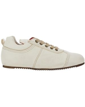 MITAH 'One G' Low Top Sneakers With Logo On The Tongue - White