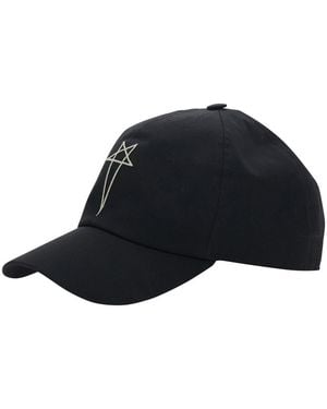 Rick Owens Embroidered Visor Cap - Blue