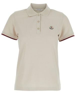 Moncler Ss Polo - White