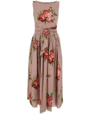 Dolce & Gabbana Floral Motif Dress - Multicolor