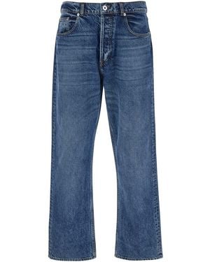 JW Anderson Five Pocket Jeans With Logo Patch On The Back - Blue