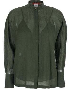 Max Mara Shirt Mstbaldi Cotton - Green