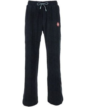 CASABLANCA Pantaloni Con Monogram - Blu
