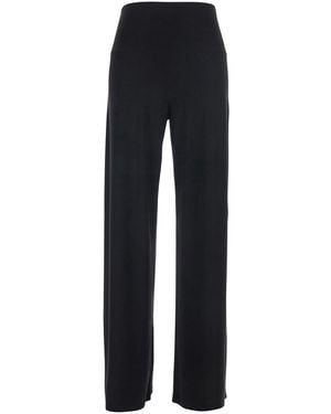 Norma Kamali Pants With Elastic Waist - Blue