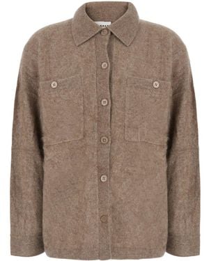 P.A.R.O.S.H. Cardigan Yiak Con Lana E Yak Per Donna - Marrone