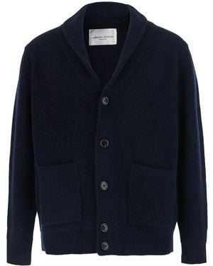 Roberto Collina Lapel Jacket Ml With Notched Revers And Button Cl - Blue
