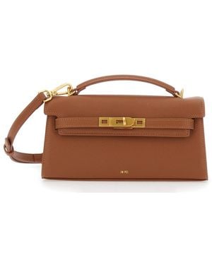 JW PEI Handbag 'Noor' With Leather Handle - Brown