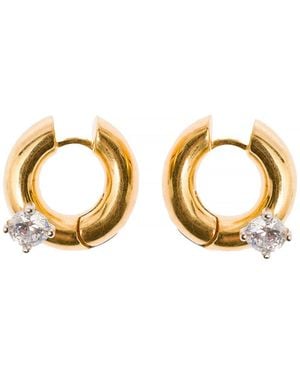 Panconesi Arrow hoops rings - Metallizzato