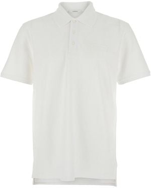 Givenchy Polo Shirt With Chest Logo Patch - White