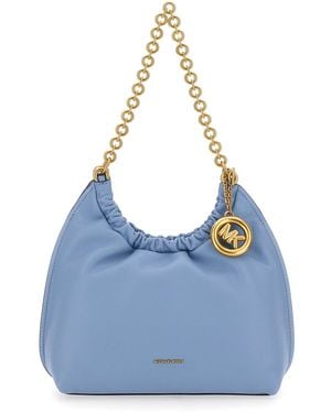 MICHAEL Michael Kors Shoulder Bag Sm Cinch Conv Shldr Leather - Blue