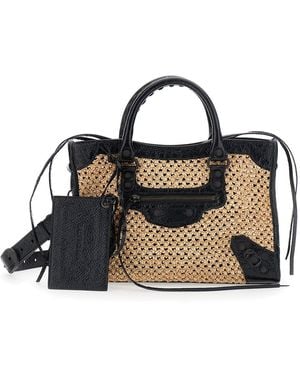 Balenciaga Handbag 'Le City Bag S' With Zip Closure - Black