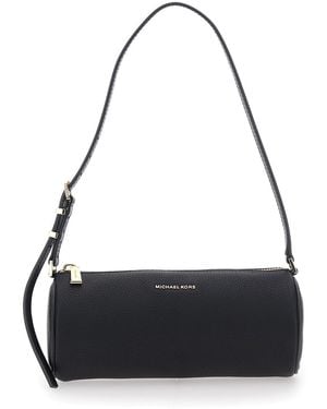 MICHAEL Michael Kors Izzy Sm Barrel Pouchette - Black