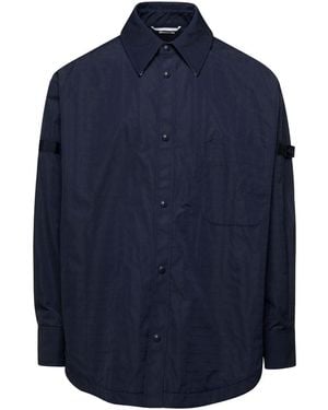 Thom Browne 'Snap Front' Overshirt - Blue