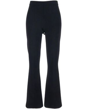 Twinset Ribbed Design Trousers For - Blue