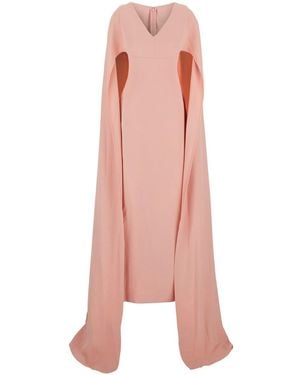 Solace London Morgan' Long Dress - Pink