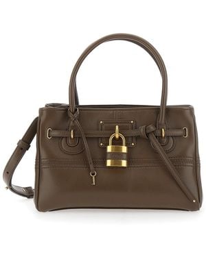 Chloé Borsa A Spalla Con Dettagli - Marrone