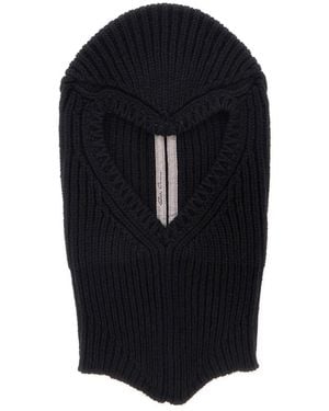 Rick Owens 'Porterville Skull' Hat With Balaclava Design - Blue