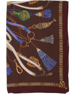 Etro Foulard Con Design Elegante E Dettagli Raffinati - Marrone
