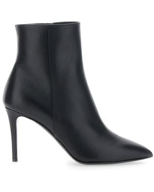Pollini Scarponcino Donna Nappa - Nero