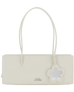 Marc Jacobs Shoulder Bag The Mirror Satchel Leather - White