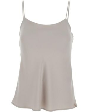 Herno U-Neck Top - Grey