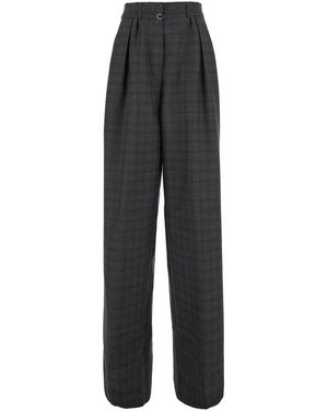 Dries Van Noten Straight-Leg Pecha Trousers Wool - Black