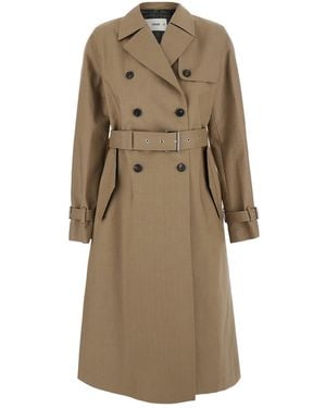 Fendi Soprabito Mac Logo - Natural